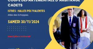 COUPE DEPARTEMENTALE D'ARBITRAGE CADETS